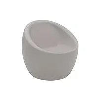 tramontina - fauteuil oca Ø69cm h64cm. polyéthylène rotomoulé ciment.