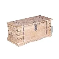 vidaxl coffre de rangement banc boîte de rangement pour maison bois d'acacia