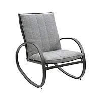 hespéride - fauteuil à bascule nevada graphite