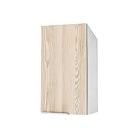 berlioz creations cp4hf meuble haut de cuisine avec 1 porte frêne, 40 x 34 x 70 cm, fabrication 100% française