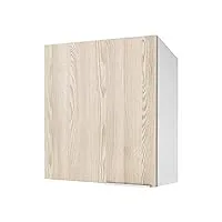 berlioz creations cp6hf meuble haut de cuisine avec 1 porte frêne, 60 x 34 x 70 cm, fabrication 100% française