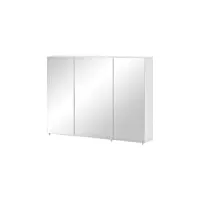 schildmeyer basic armoire miroir, bois d'ingénierie, blanc, 100 cm