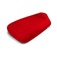fatboy® lamzac l canapé/pouf/sofa gonflable | rouge hamac rempli d'air | pour l'extérieur plage, jardin ou piscine | 195 x 112 x 50 cm