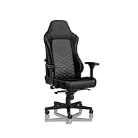noblechairs hero chaise de gaming - chaise de bureau - cuir synthétique pu - noir/blanc