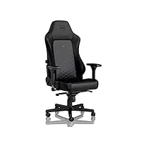 noblechairs hero chaise de gaming - chaise de bureau - cuir synthétique pu - noir/bleu