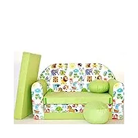 welox z5 canapé enfant canapé mini basse 3 en 1 ensemble pour bébé + fauteuil pour enfant et coussin d'assise + matelas