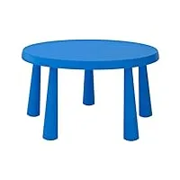 ikea mammut 903.651.80 table pour enfant d'intérieur ou d'extérieur bleu taille 84 cm