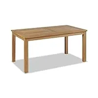 vidaxl teck table basse mobilier de salon table d'appoint table de salon