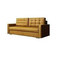 mirjan24 canapé-lit selvio canapé canapé avec fonction veille et coffre de lit motif moderne