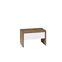 meublo table de chevet, caisson de rangement, 52 x 32 x 32 cm finland