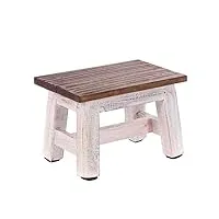 heller design delights table de jardin en bois recyclé en acajou 21 x 30 x 20 cm