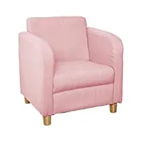 atmosphera le depot bailleul - fauteuil enfant chic rose