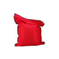 shelto - pouf shelto – intérieur / extérieur / piscine – ergonomique - made in france - 100 x 130 cm – colori rouge