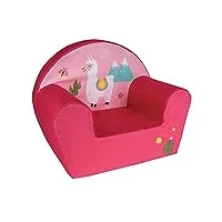 fun house 713166 lama fauteuil club origine france garantie pour enfant l.52 x p.33 x h.42 cm, rose