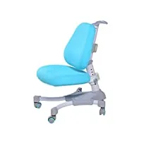 ggqf chaise de meubles pour enfants réglable assis posture correction étude chaise bureau ordinateur pivotant chaise gravité auto-bloquant bleu,blue