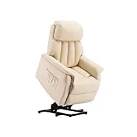 mcombo fauteuil de relaxation électrique réglable 7299