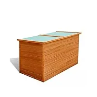 boîte de rangement de jardin bois meubles meubles de jardin coffres de jardin