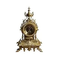 bronze exquise table horloge décoration européenne créative maison salon classique horloge décoration cheminée horloge