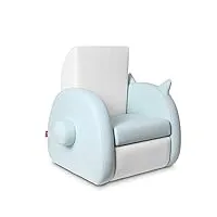 créatif dessin animé fauteuil, enfants meubles canapé, pliable ouvrir pour 2-7 ans fille garçon 45×43×50cm sofa (color : blue)