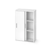 vicco armoire falk, blanc, 68 x 108 cm