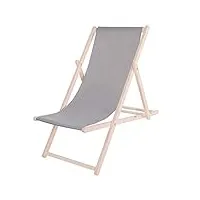 springos chaise longue, diy, bois, dimensions: 58 x 92 x 62 cm, bain de soleil, pliable, chaise de relaxation, chaise longue de jardin, salon de jardin