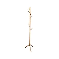 unilux mikado portemanteau sur pieds en forme d'arbre avec 8 patères 175 x 35cm bois hêtre