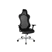 topstar open chief fauteuil de bureau en similicuir noir taille unique