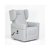 sime cleo 2 moteurs fauteuil releveur inclinable dispositif médical accoudoirs amovibles siège à micro-ressorts fauteuils électriques fauteuils de relaxation gris foncé