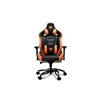 cougar gaming armor titan pro fauteuil pour gamer, simili cuir, noir/orange, x-large