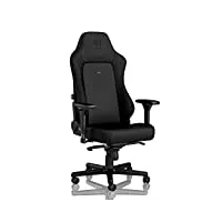 noblechairs hero chaise de gaming - chaise de bureau (Êdition noire, cuir synthétique pu)