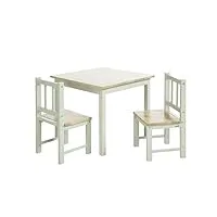 geuther grna 2413set 2413 ensemble table et 2 chaises pour enfant gris 10,7 kg