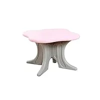 yjzy ensemble table et chaises enfant,bureau graffiti sûr et durable,table activité avec chaise,table en plastique de maternelle,meubles pour enfants/rose / 1table