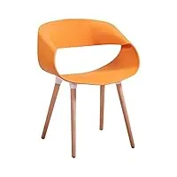 fauteuil lounge fauteuil lounge créateur de personnalité, fauteuil de dossier lounge de réception minimaliste moderne multicolore en option (couleur: orange)