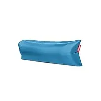 fatboy® lamzac 3.0 canapé/pouf/sofa gonflable | bleu hamac rempli d'air | pour l'extérieur (plage, jardin ou piscine) | 200 x 90 x 50 cm