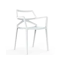 vondom delta - 4 chaises - couleurs - blanc
