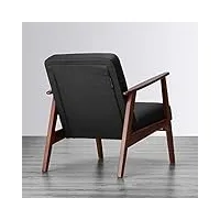 bestonlinedeals01 ekenÄset fauteuil noir 64 x 81 x 75 cm durable et facile d'entretien fauteuils en tissu enduit. fauteuils et méridienne. canapés et fauteuils meubles respectueux de l'environnement.