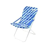 pierre cardin, bleu ciel, ligne haiti, chaise longue, 60 x 91 cm