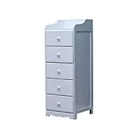 yliansong-home armoire à tiroirs petit espace étroit en bois locker multi-couches salle de bain cuisine meuble de rangement armoire de rangement économise de l'espace meubles de placard