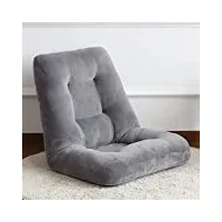 pouf adulte taille haute chaise pliante style japonais étage fauteuil inclinable canapé lazy canapé chaise pliante tatami game chair méditation chaise loisirs canapé-lit canapé inclinable