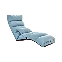 pouf adulte taille haute chaise pliante loisirs canapé-lit pliant réglable ménage lazy étage canapé chaise longue méditation confortable chaise canapé inclinable