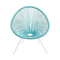 fauteuil de jardin acapulco bleu kare design