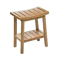 5 five simply smart tabouret banc bambou green harmony