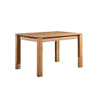 nordic story table de salle à manger mauritz 4 en bois massif chêne idéal pour cuisine ou salon, meubles style rustique nordique scandinave, 180 x 90 x 75 cm