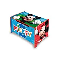 disney nixy children mickey mouse coffre à jouets et banc en bois