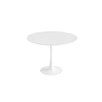 ventemeublesonline table ronde ibiza white Ø120 cm