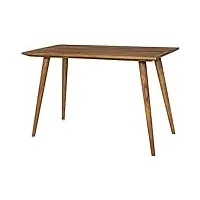 finebuy table à manger bois massif table de cuisine design sheesham | table de salle à manger style maison de campagne table en bois meubles en bois naturel salle à manger meubles