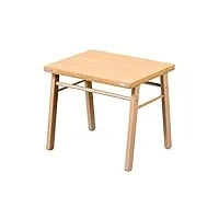 table basse enfant gabriel, bois naturel finition vernis