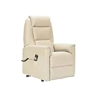 mon fauteuil relax rebecca 2 moteurs cuir fauteuil electrique releveur dispositif médical 2 roues siège à micro-ressorts fauteuils pour personnes âgées fauteuil de relaxation beige