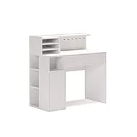 vicco bureau, blanc, 100 x 50 cm