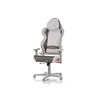 dxracer (l'original air r1s chaise gaming, nylon, gris-rose-gris, jusqu'à 2 m